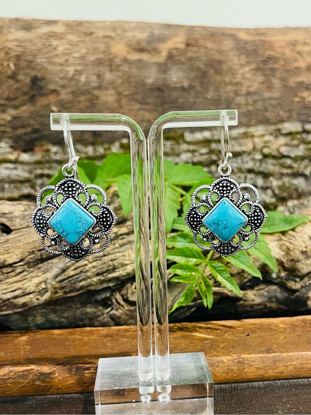 Turquoise 925 Sterling Silver Earrings